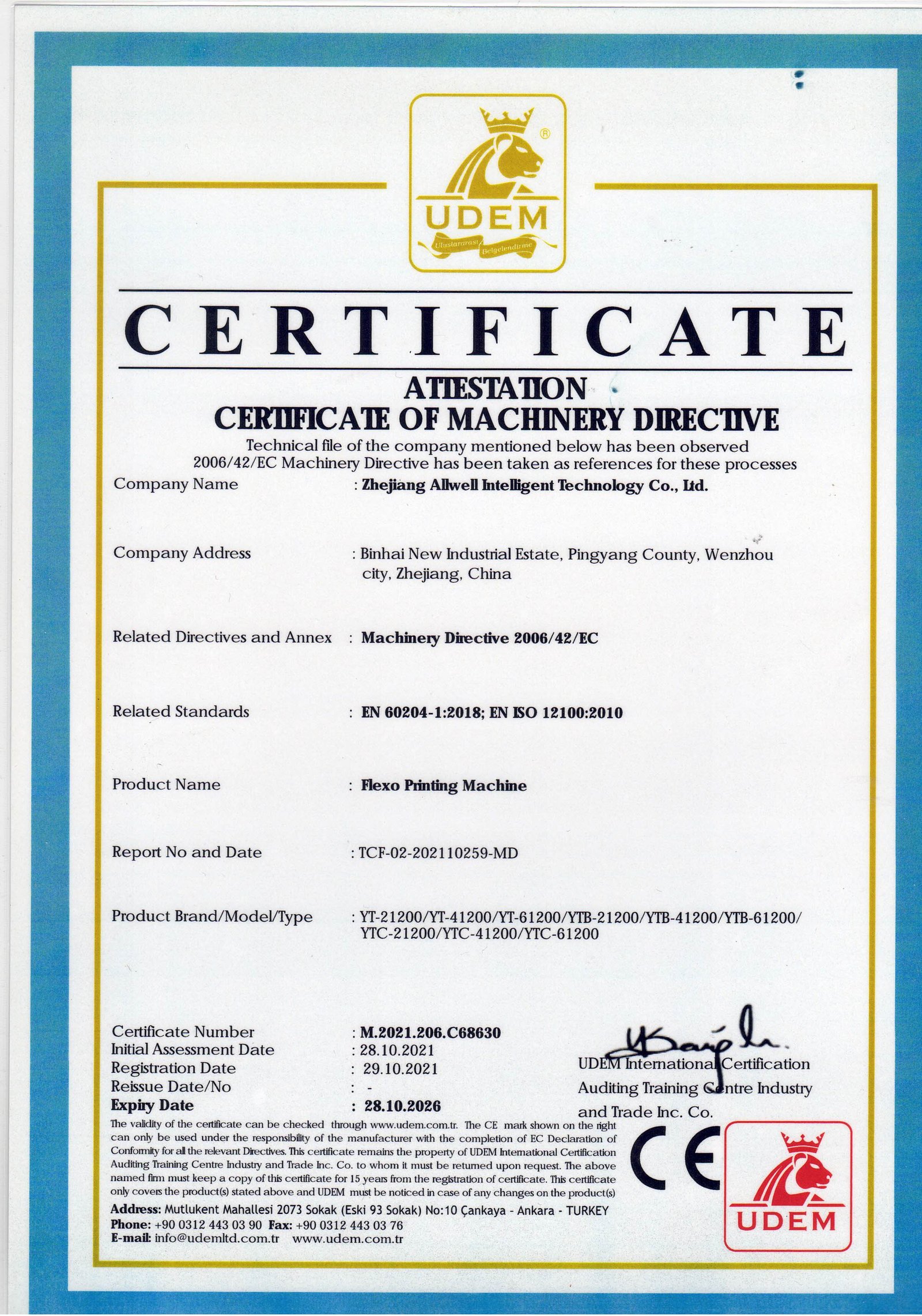 CE Flexo Printing Machine